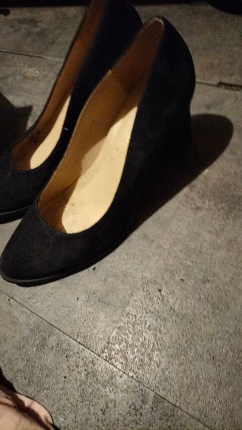 Escarpins cuir Marine sans marina pointure 39 quasi neuf 12 Cachan (94)