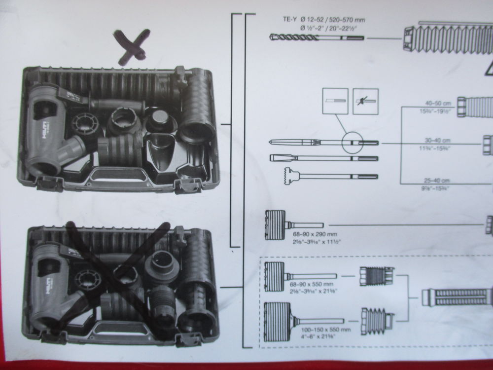 HILTI - Syst&egrave;me d'aspiration SDS max Bricolage