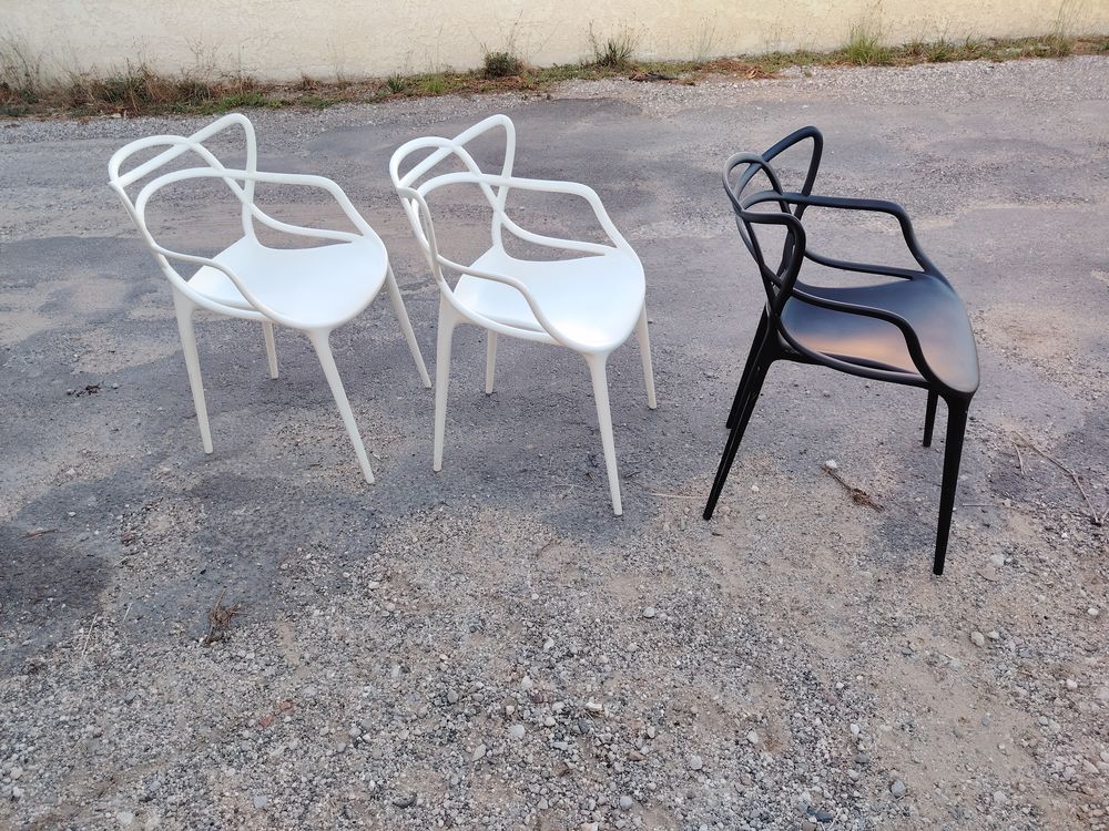 3 chaises KARTELL MASTERS STARCK Bricolage