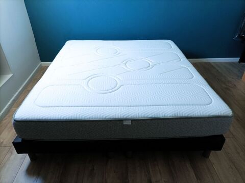 Literie (matelas + sommier) KING SIZE 180 X 200 CM 1000 Igornay (71)