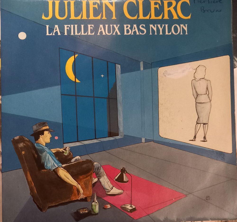 JULIEN CLERC / 9 X DISQUES VYNIL 45 TOURS / CD et vinyles