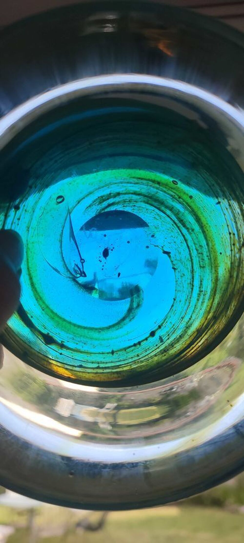 Bol Mdina Glass Artisanat d'art de Malte. 