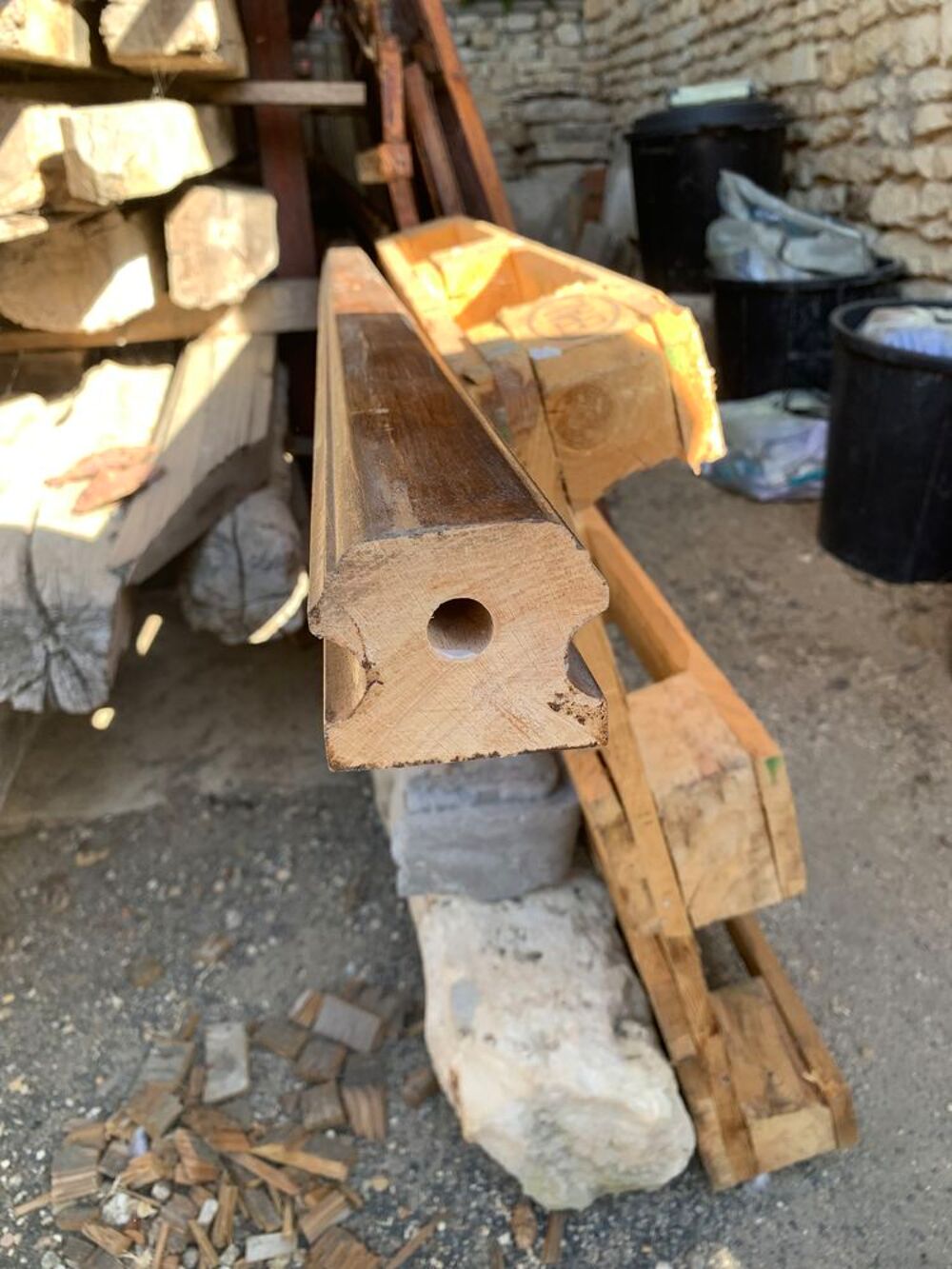 Garde corps en h&ecirc;tre Bricolage