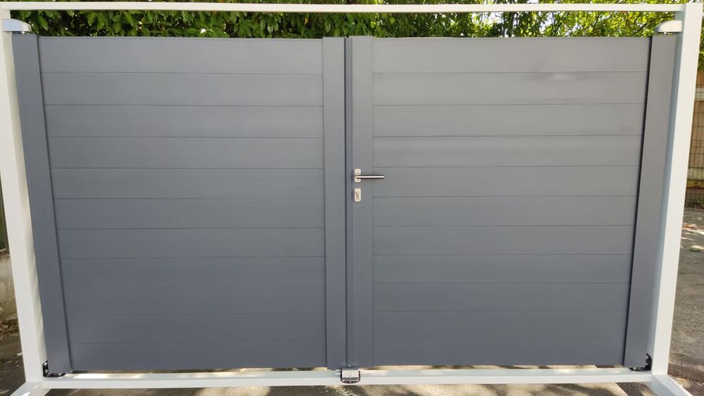 Portail aluminium Bricolage