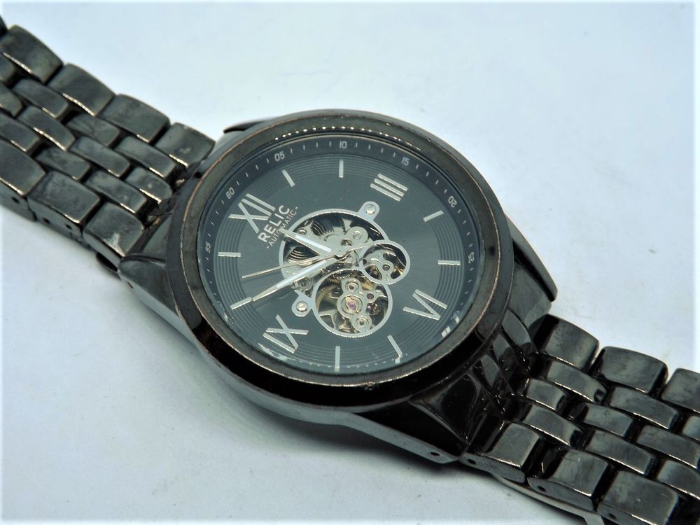 Rare montre automatique Fossil Relic Blaine ZR77268 2016 TBE Bijoux et montres