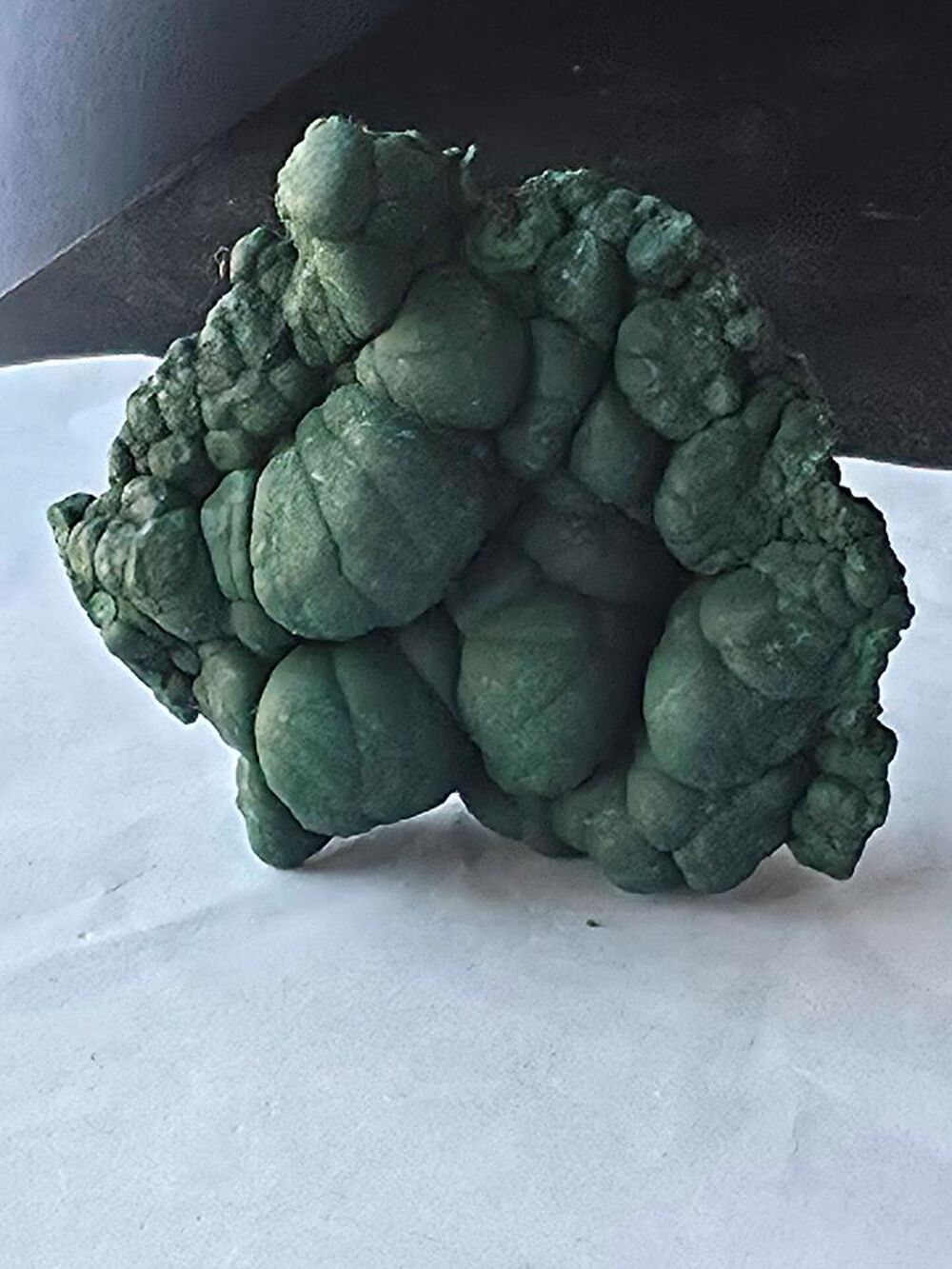 Magnifique Stalactite de Malachite brute du Katanga, RDC-Collection 