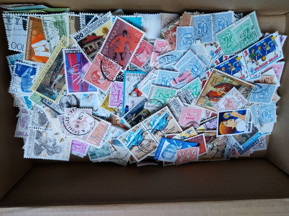 lot de timbres Belges 