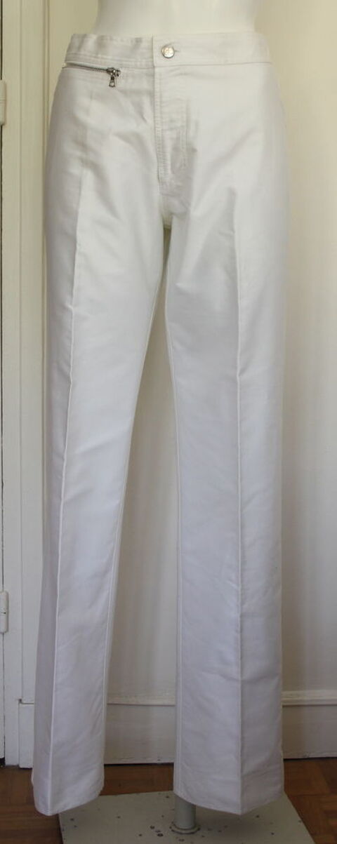 Pantalon blanc COURREGES T.38 Fr 140 Issy-les-Moulineaux (92)