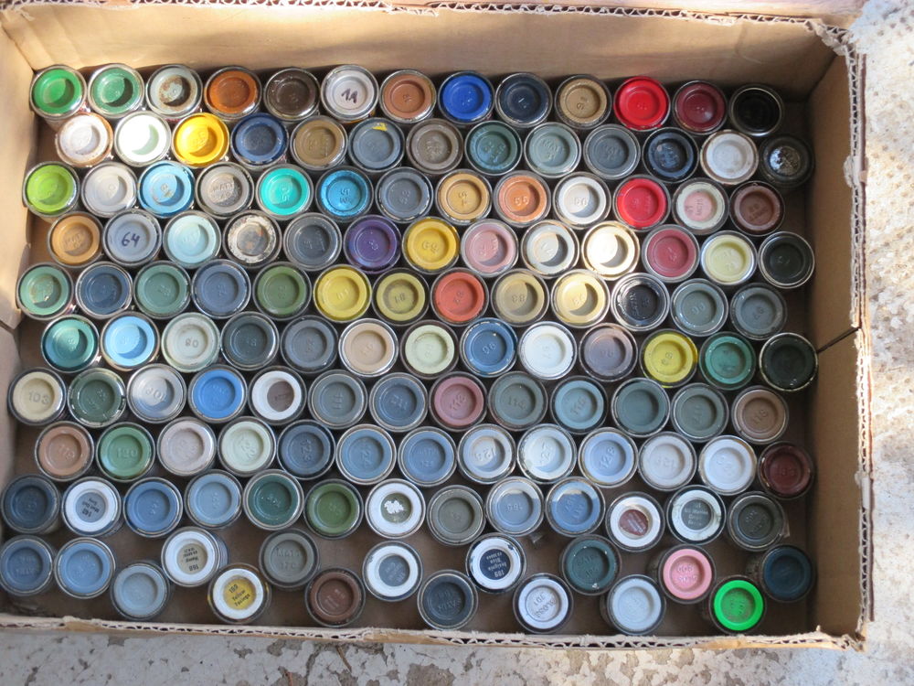 lot de peintures &agrave; maquettes Bricolage
