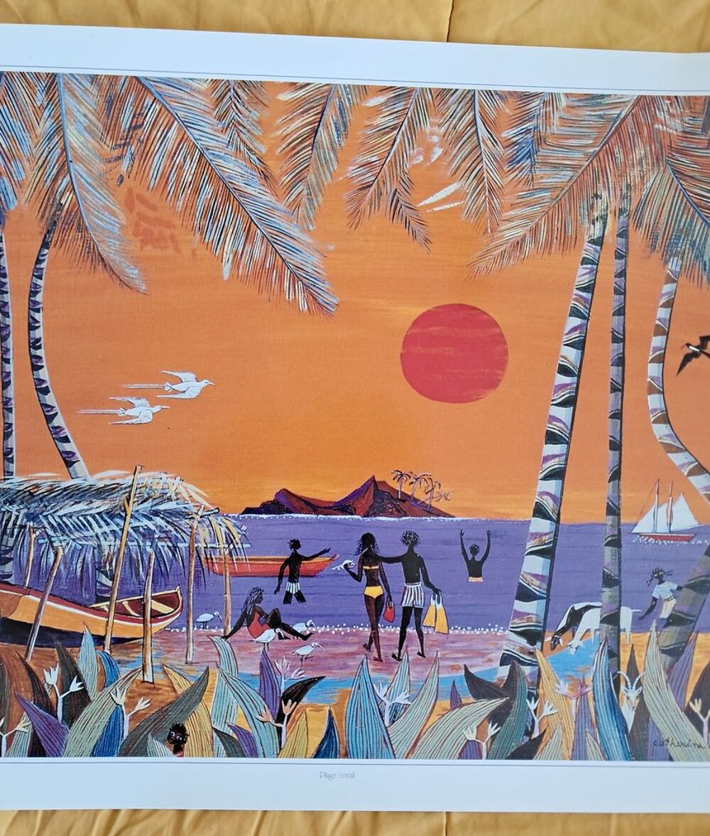 reproduction d'un tableau de Catherine Gallian Saint-Clair Décoration