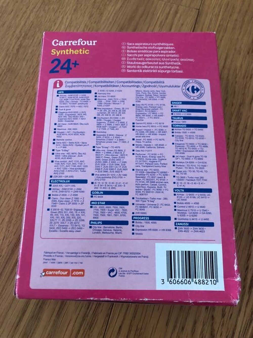 2 sacs aspirateur 24+ Electroménager
