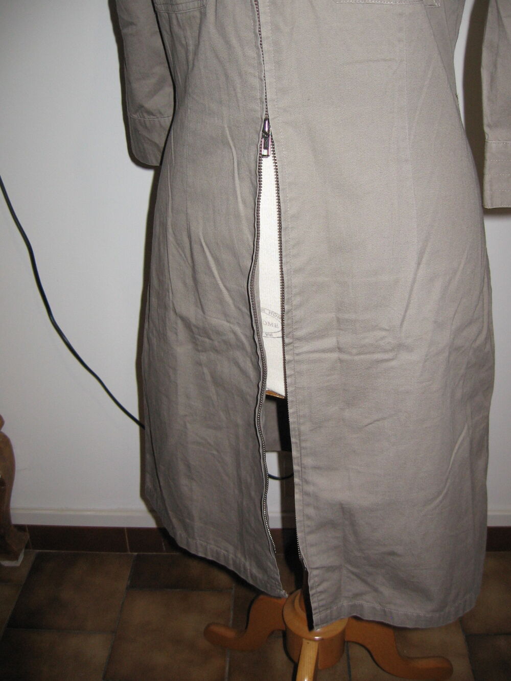 Robe courte kaki Vêtements