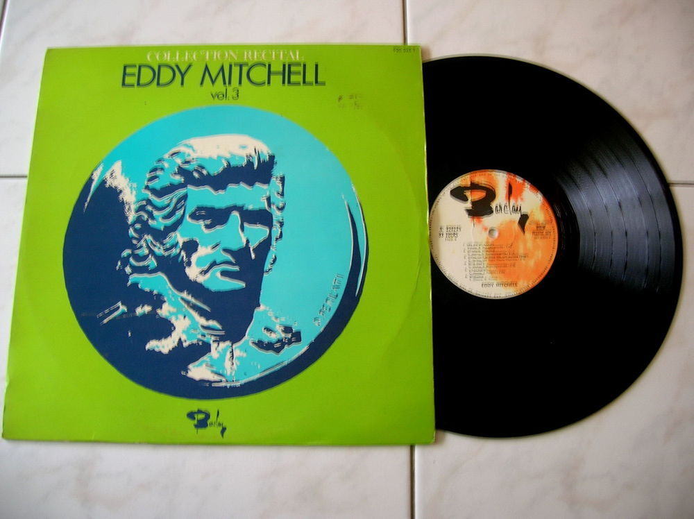 33 Tours EDDY MITCHELL Collection R&eacute;cital Vol. 3 CD et vinyles
