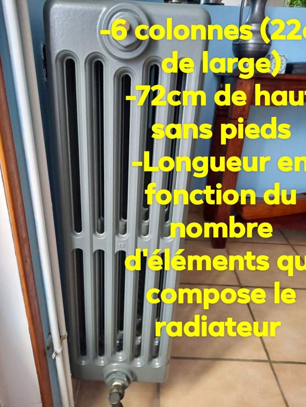 radiateur fonte Bricolage