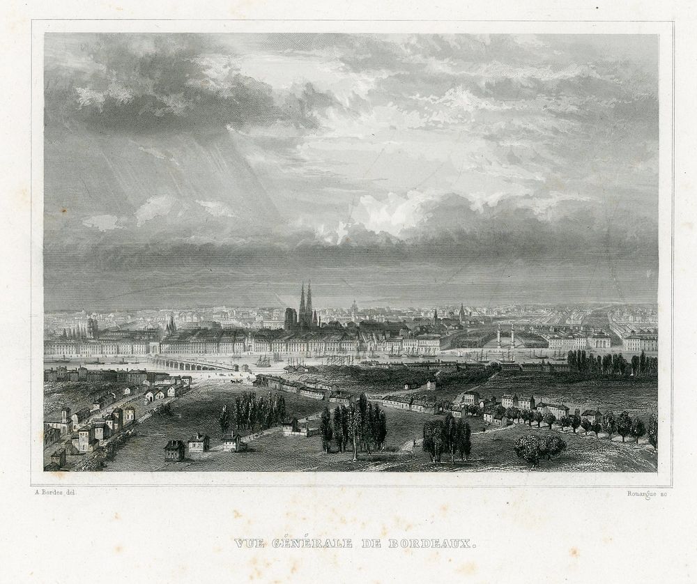 Lithographie Bordeaux 