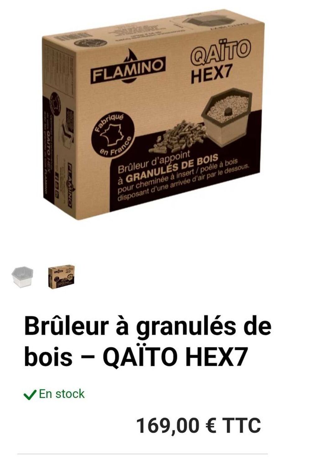 bruleur a granul&eacute; neuf Bricolage