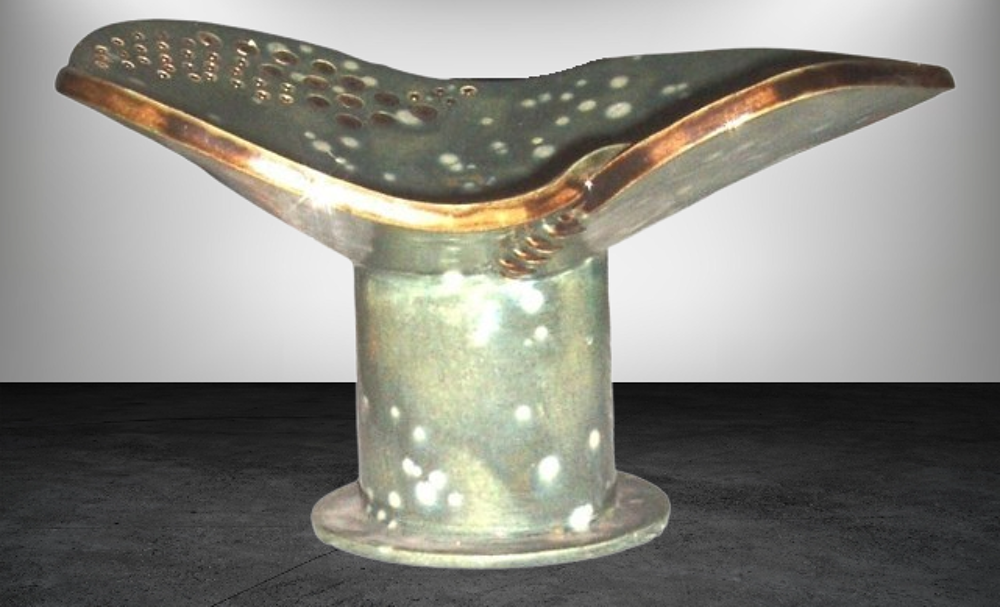 Grand Compotier/Coupe C&eacute;ramique Fait Main Par Artiste D�coration