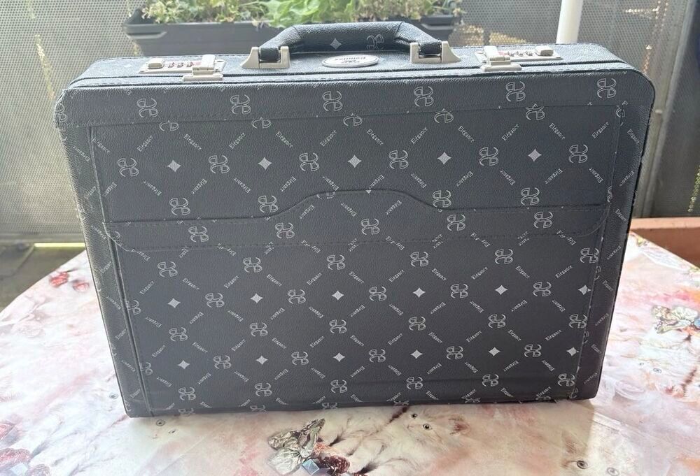Bemilex set couteaux inox noir/ argent&eacute; avec &eacute;tui Cuisine