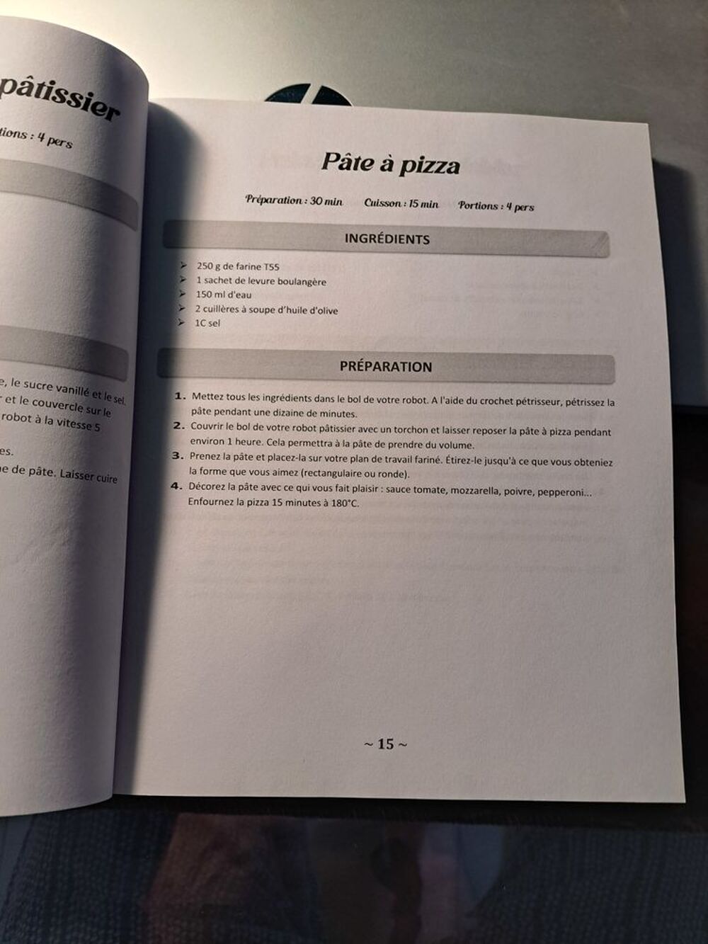 LIVRE DE RECETTE Electroménager