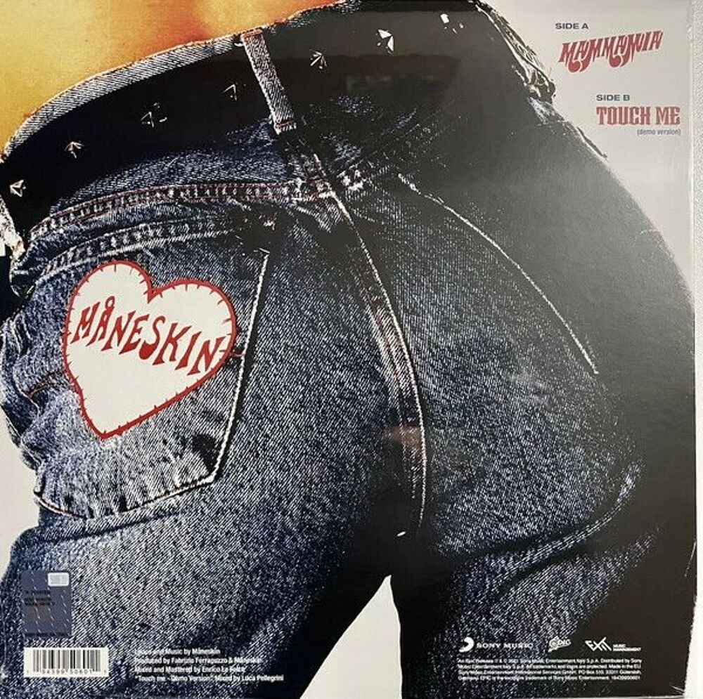 MANESKIN RARE MAXI 45 TOURS PICTURE EDITION LIMITEE "MAMMAMI CD et vinyles