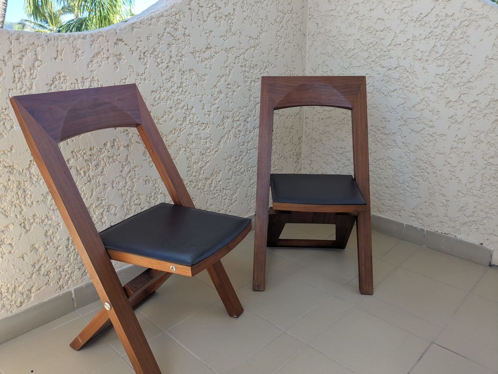 Lot de deux chaises pliantes d' appoint Meubles