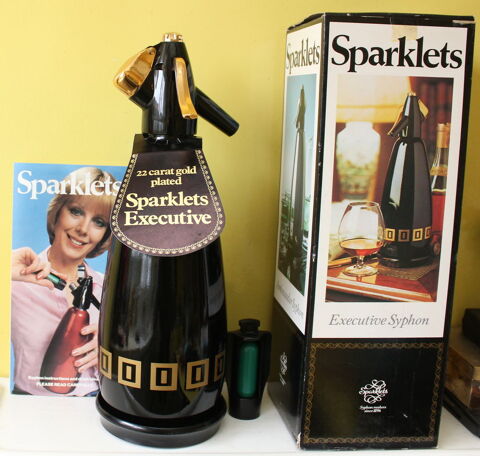 Siphon métal SPARKLETS vintage 70 neuf en boite 50 Issy-les-Moulineaux (92)