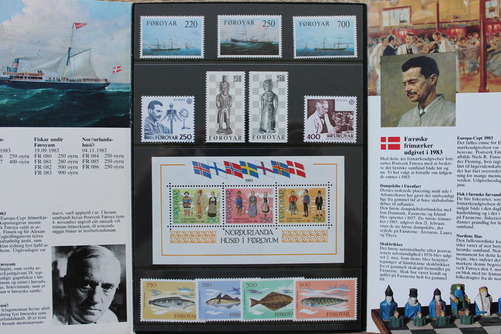 Iles F&eacute;ro&eacute; Collection annuelle 1983 