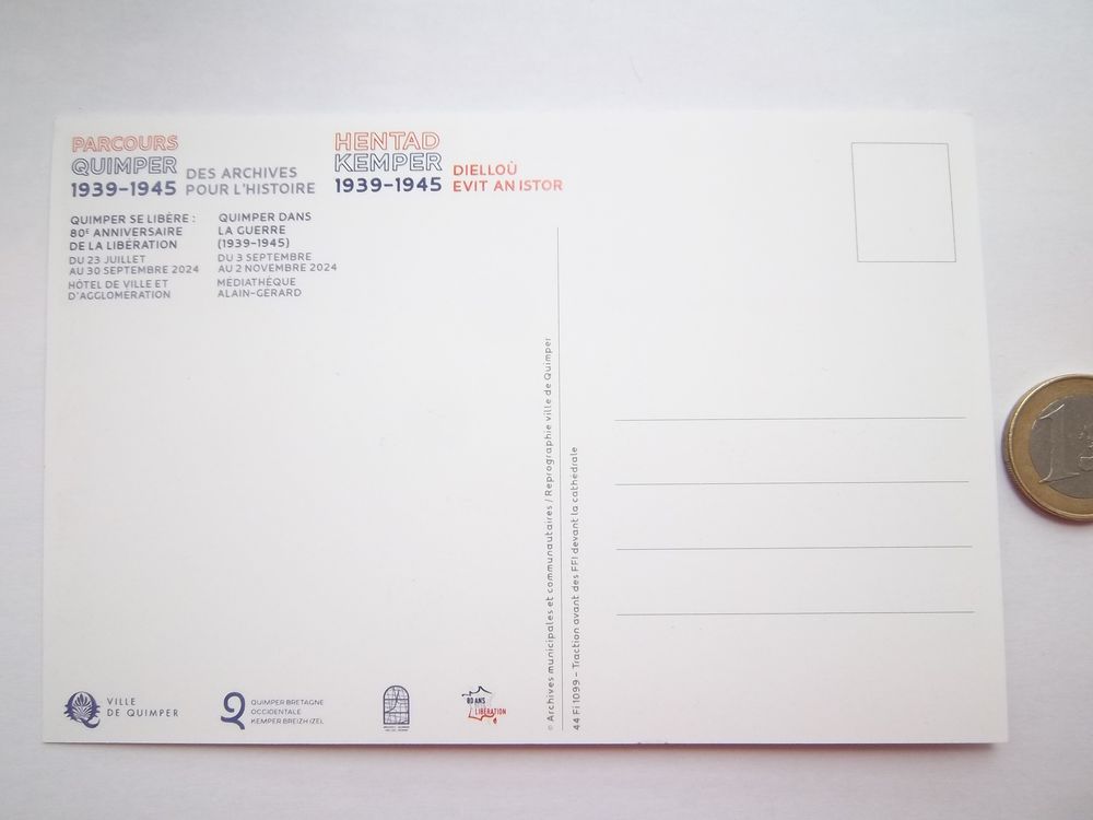carte r&eacute;&eacute;dition traction FFI cath&eacute;drale Quimper document 