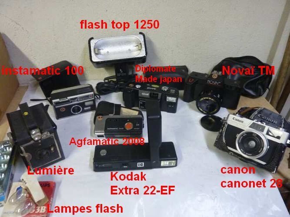 Appareils photo argentique Collection Photos/Video/TV