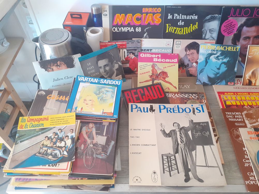 disque vinyle CD et vinyles