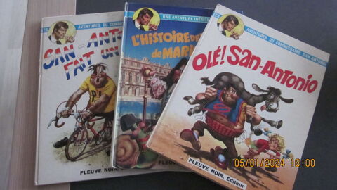 3 B D DE SAN-ANTONIO VINTAGES DE 1972  /73 / 74 15 Coquelles (62)