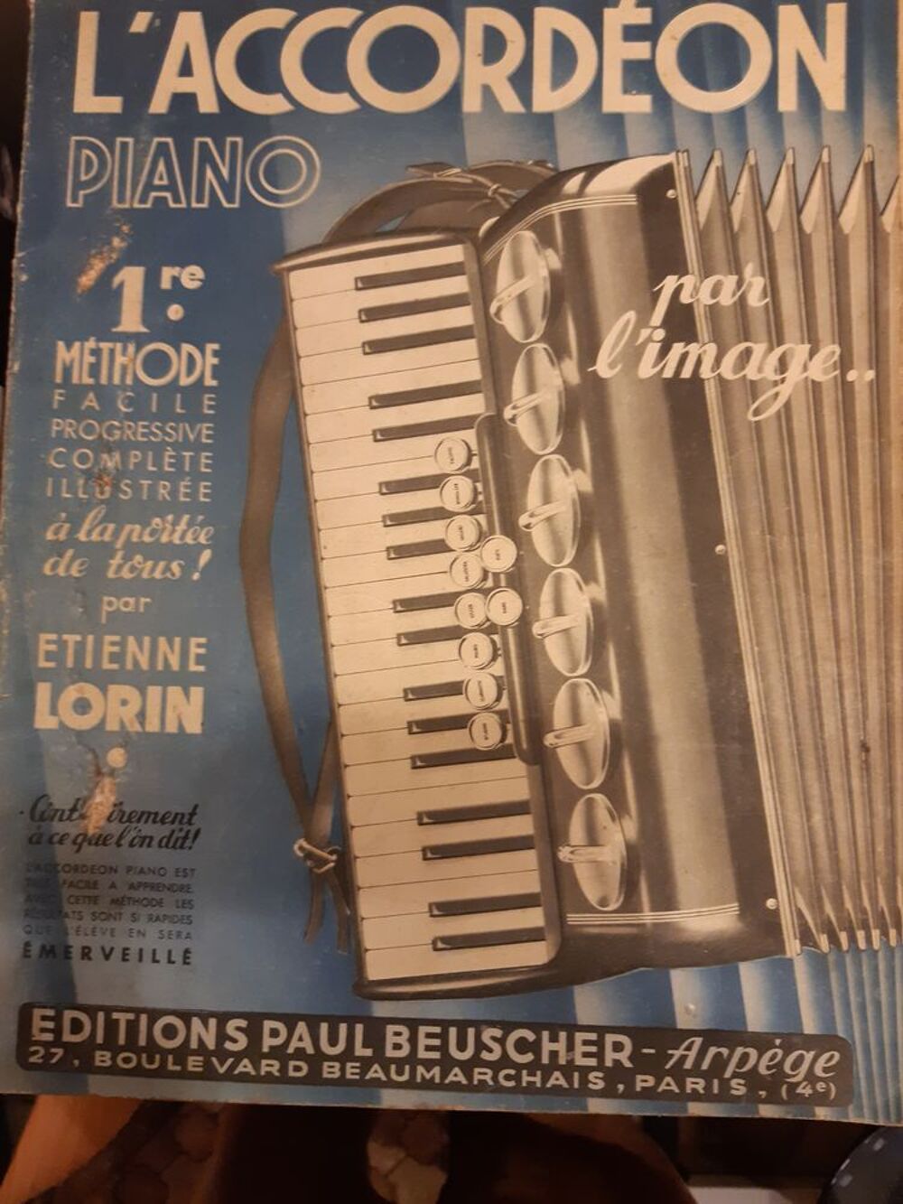 M&eacute;thode pour Accord&eacute;on Instruments de musique