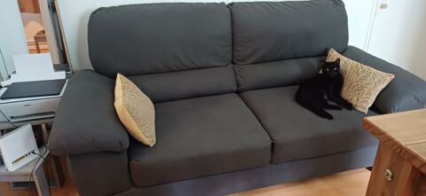 Canap� bon �tat 3 places anthracite 250 Espondeilhan (34)