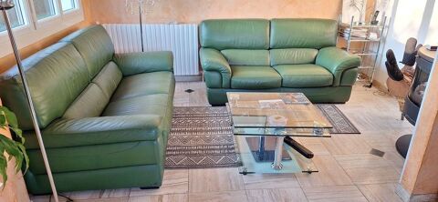 
2 canapes cuir 
150 Servaville-Salmonville (76)