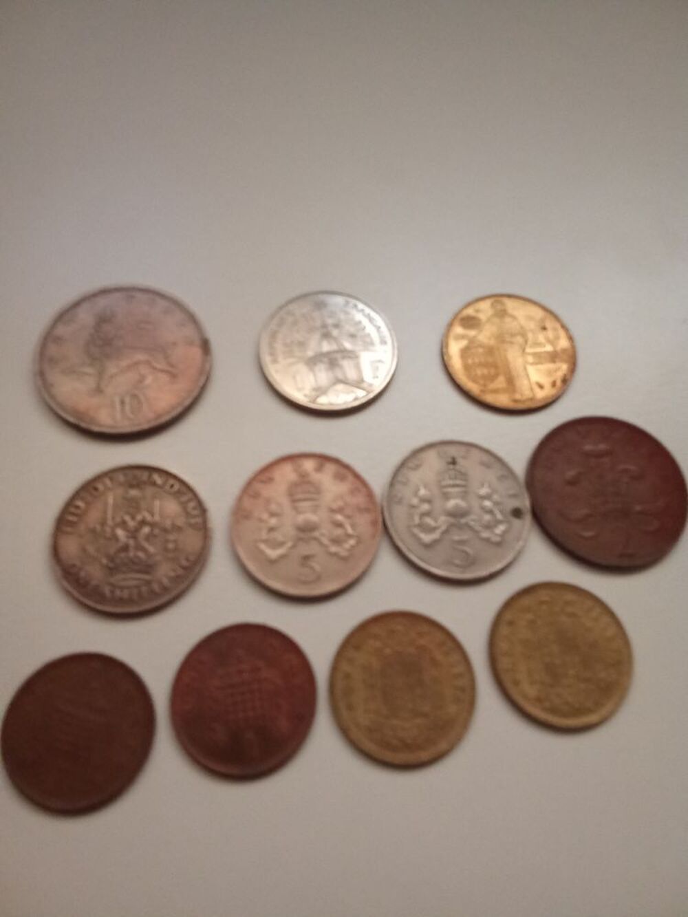 Pi&egrave;ces monnaie divers 