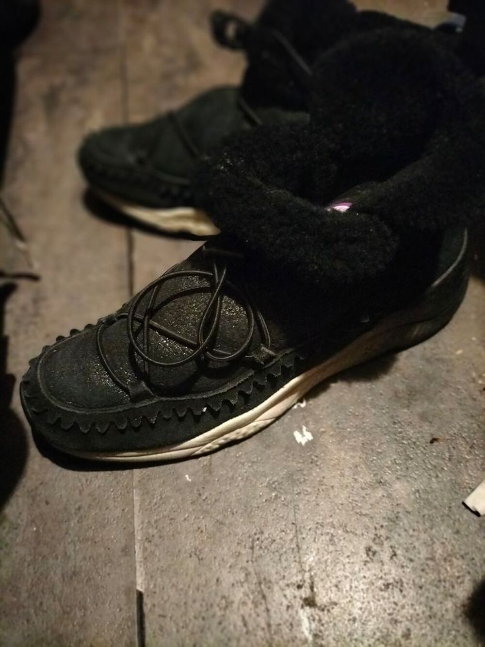 Basket cuir fourr&eacute;e Ash pointure 40 tr&egrave;s bon &eacute;tat Chaussures