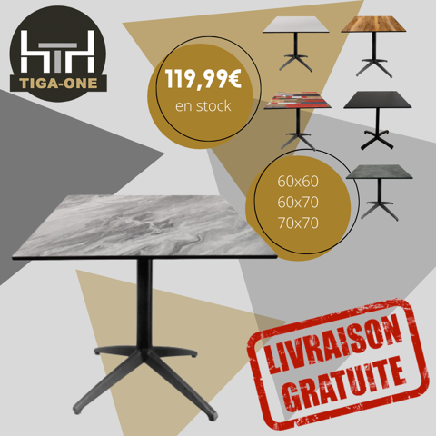 TABLES EN STOCK CHR 1 83000 Toulon