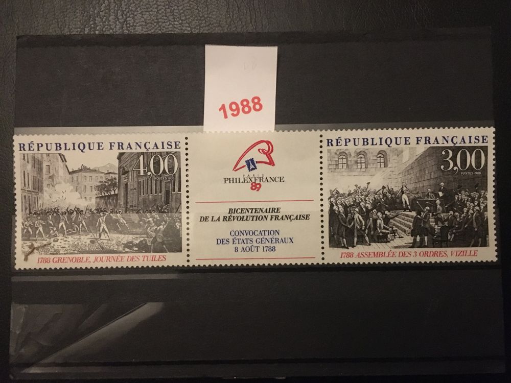 TIMBRES ** NEUFS DE FRANCE 1988 