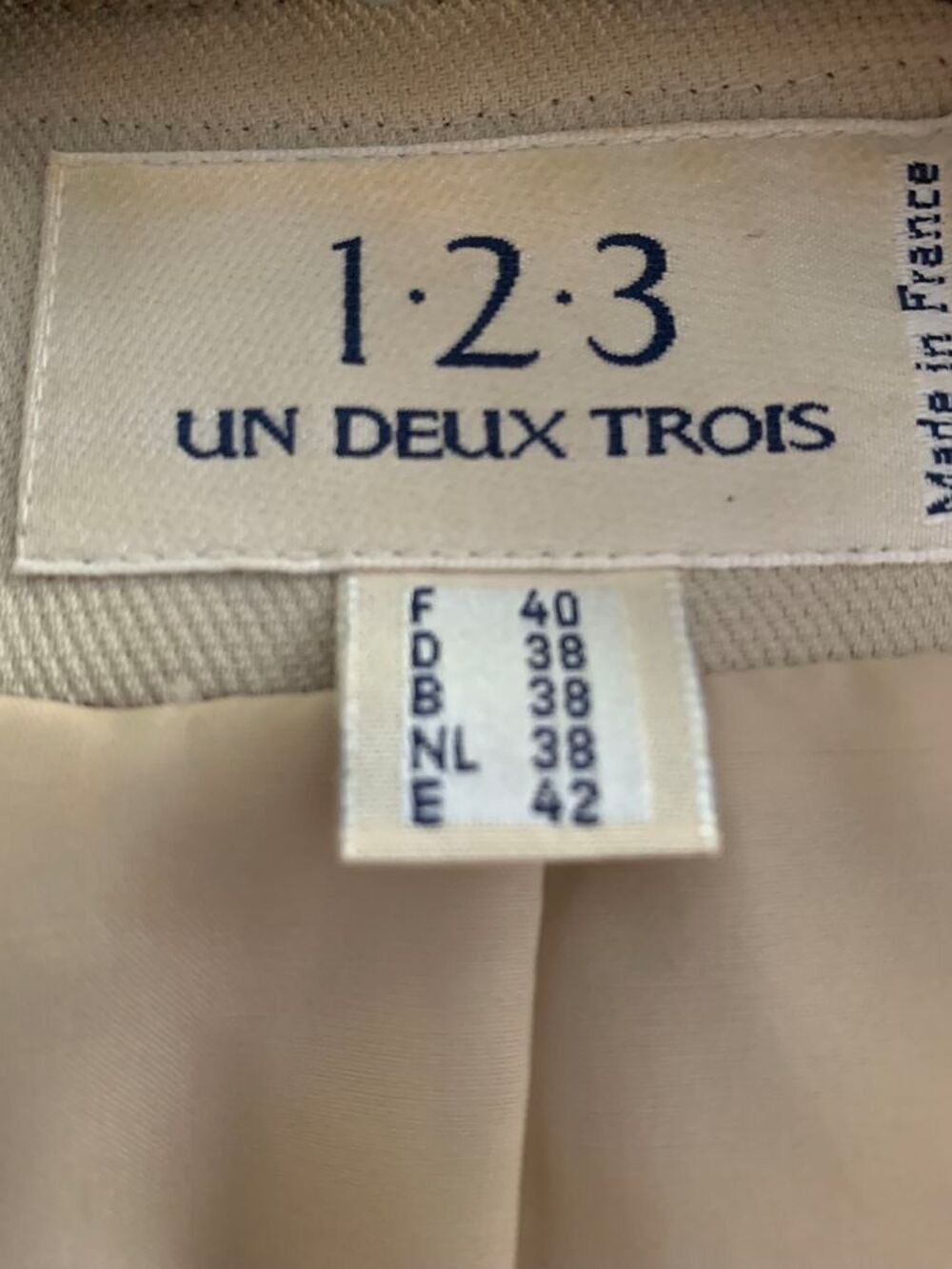 Veste manches longues femme " 1.2.3 " Vêtements