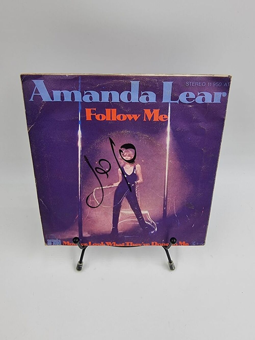 Vinyle 45 tours Amanda Lear : Follow Me avec fourreau CD et vinyles
