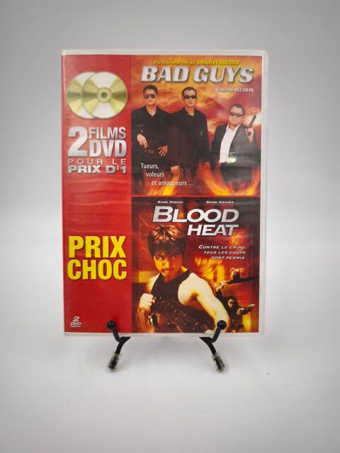 Film DVD Bad Guys + Blood Heat (2 films DVD) en boite 2 Vulbens (74)