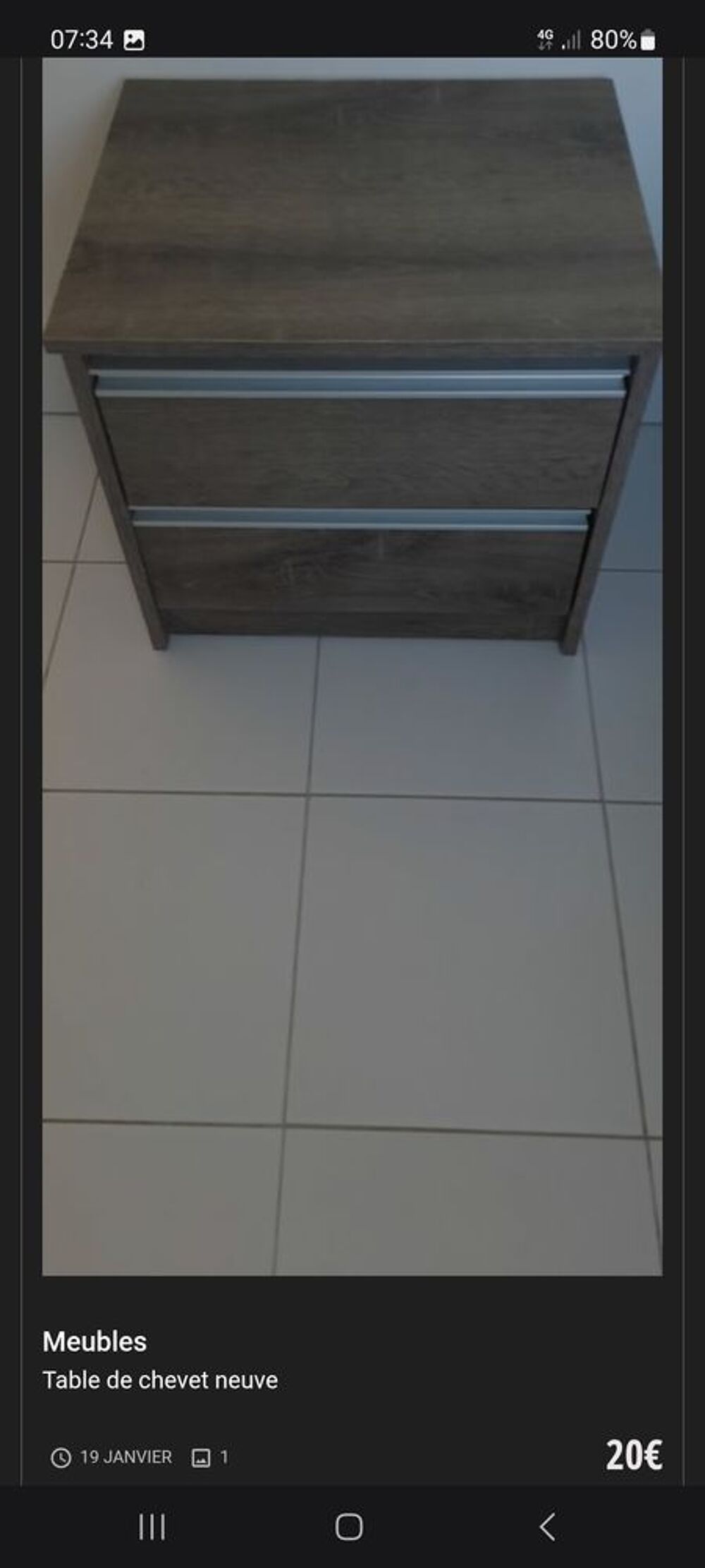 Table de chevet Meubles