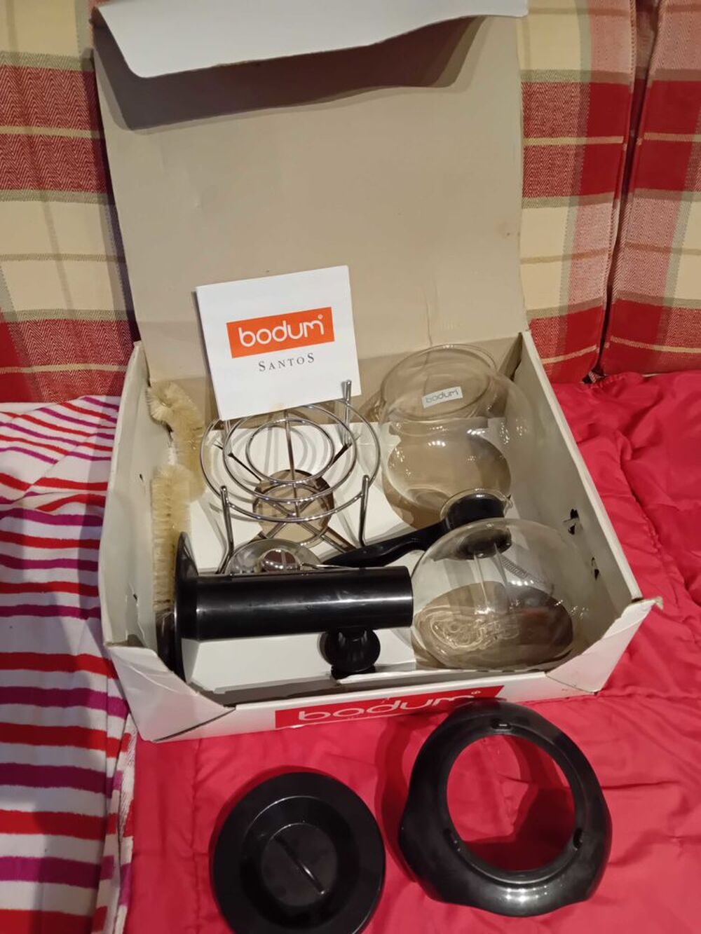 CAFETIERE BODUM SANTOS 8 TASSES COFFRET Electroménager