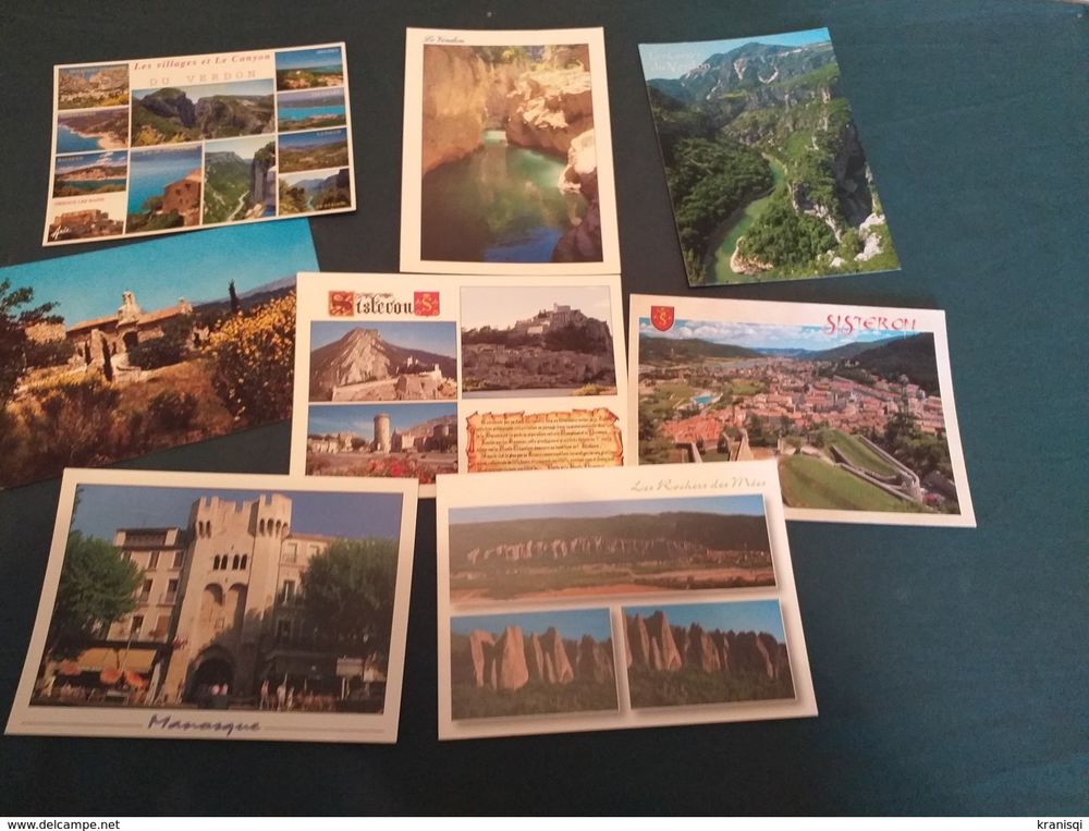 04 ;lot de 8 cartes neuves Alpes de Haute Provence 