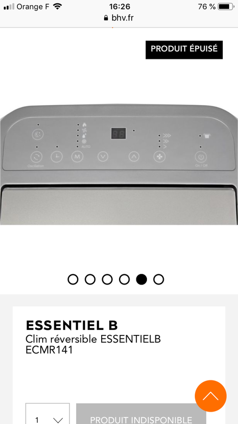 clim r&eacute;versible 4 en 1 Electroménager
