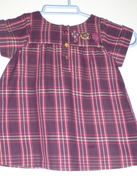 Sergent Major Robe rose prune sans manches 3 mois 7 Rueil-Malmaison (92)