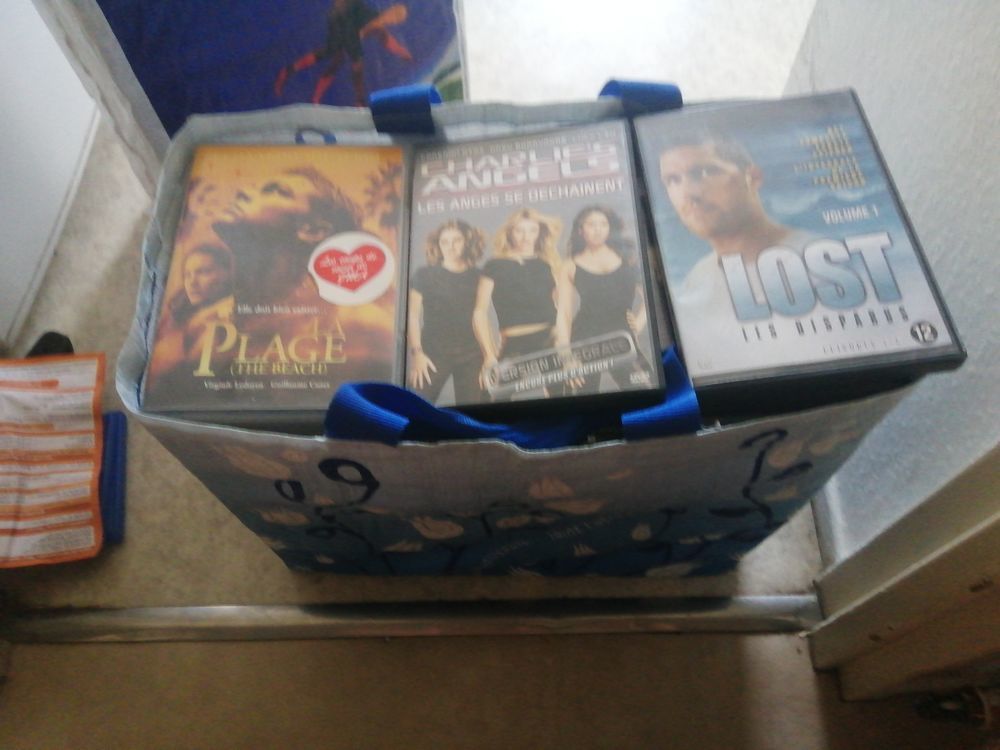 Lot de 290 DVD, enfant, marvel, horreur, action DVD et blu-ray