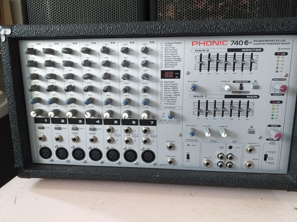 Mixage amplifi&eacute; Instruments de musique