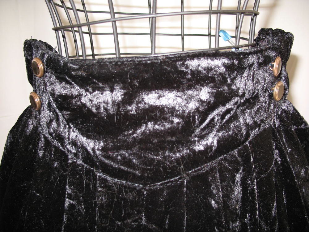 F&ecirc;tes : Pantalon en velours noir T40 Vêtements