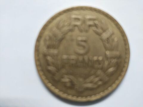 1 pi�ce de 5 francs fran�aise ann�e 1940 60 Dolus-d'Ol�ron (17)